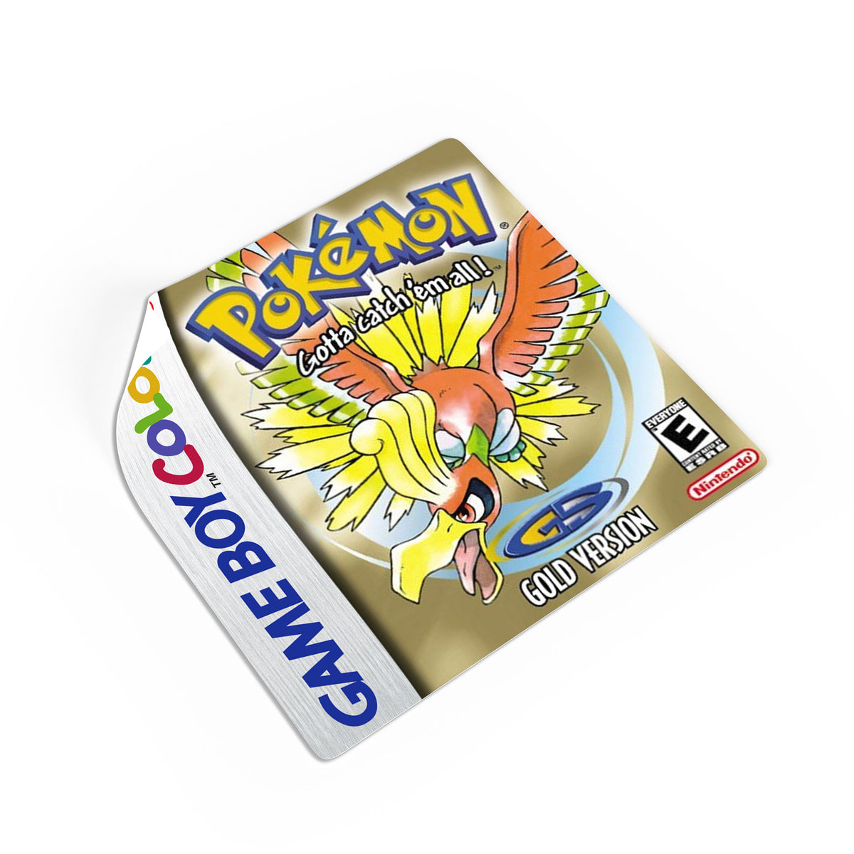 Pokemon Gold Vinyl Sticker from Anime Pokemon
