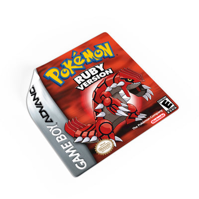 Pokemon Ruby Vinyl Sticker from Anime Pokemon