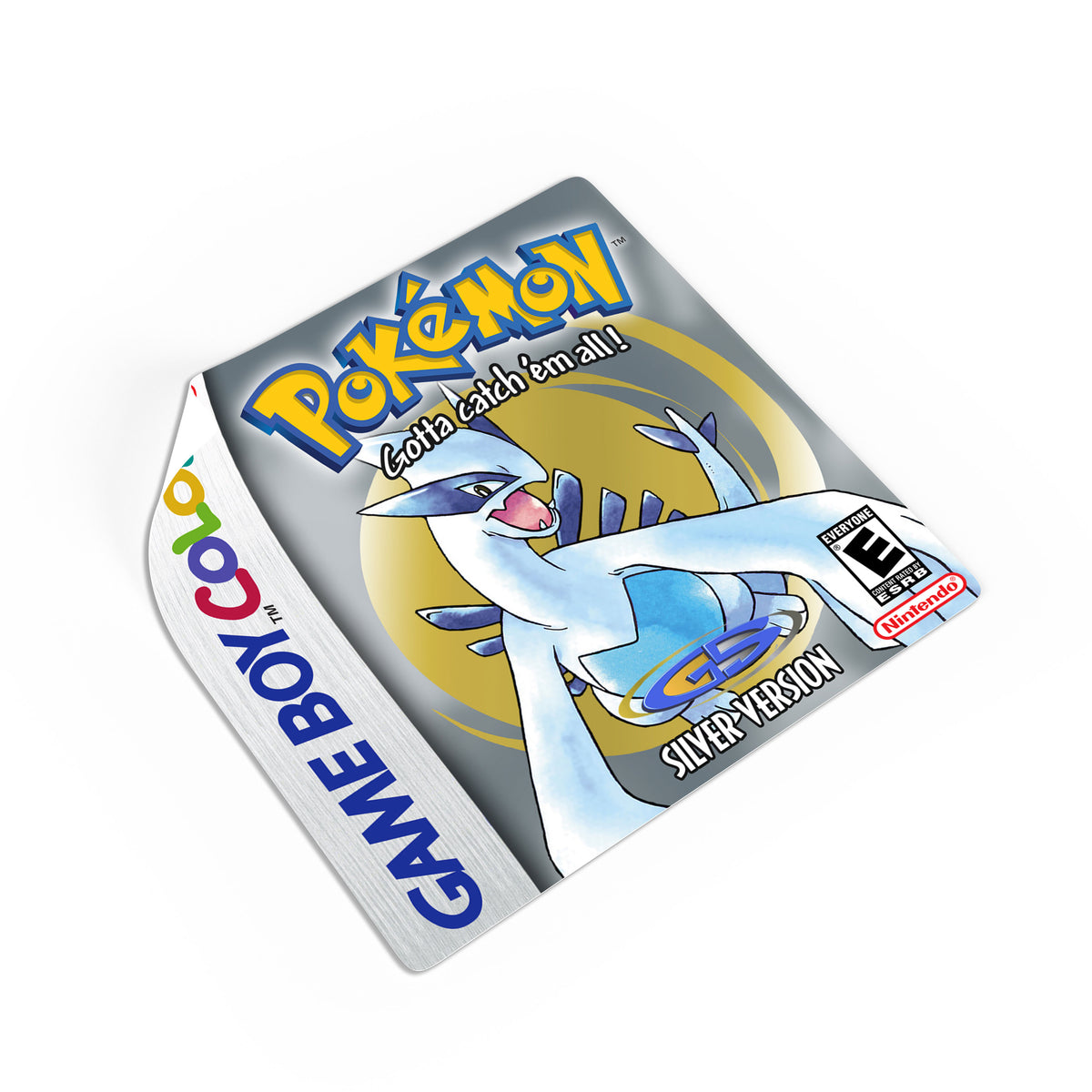 Pokemon Silver Vinyl Sticker from Anime Pokemon