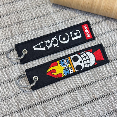 Portgas D Ace Embroidered Keychain from One Piece