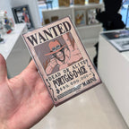 Portgas D Ace Wanted poster vinyl sticker inspired by Anime One Piece