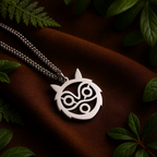 Princess Mononoke necklace inspired by iconic anime character
