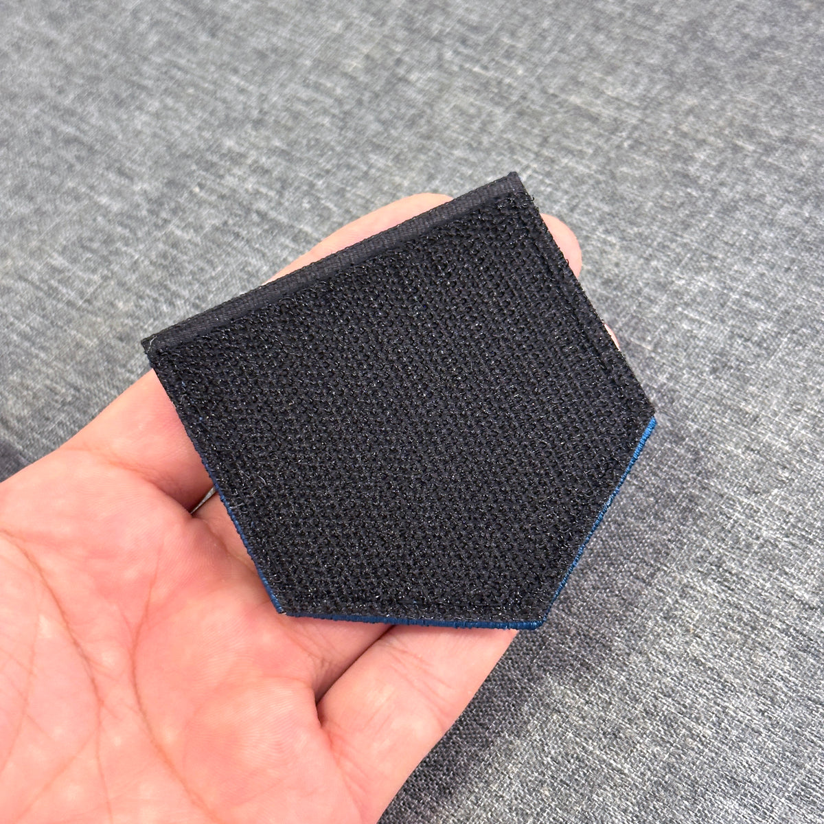 Back View of Quick Revive embroidered gaming patch inspired by Call of Duty Black Ops with velcro backing – Akira Gallery
