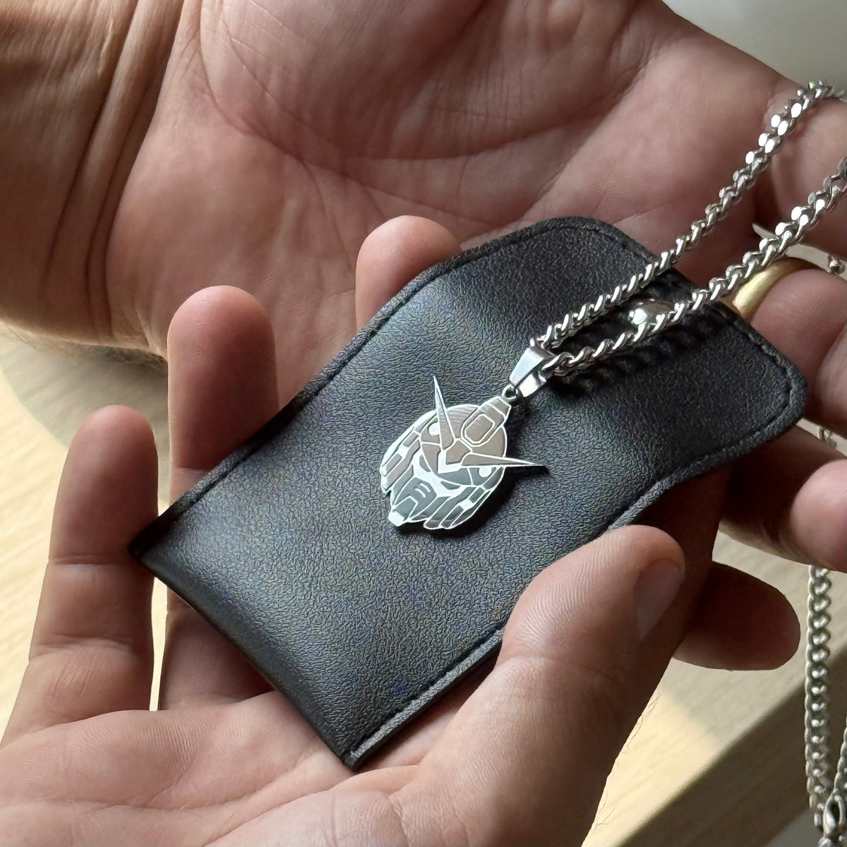 RX-78 Gundam pendant necklace in stainless steel