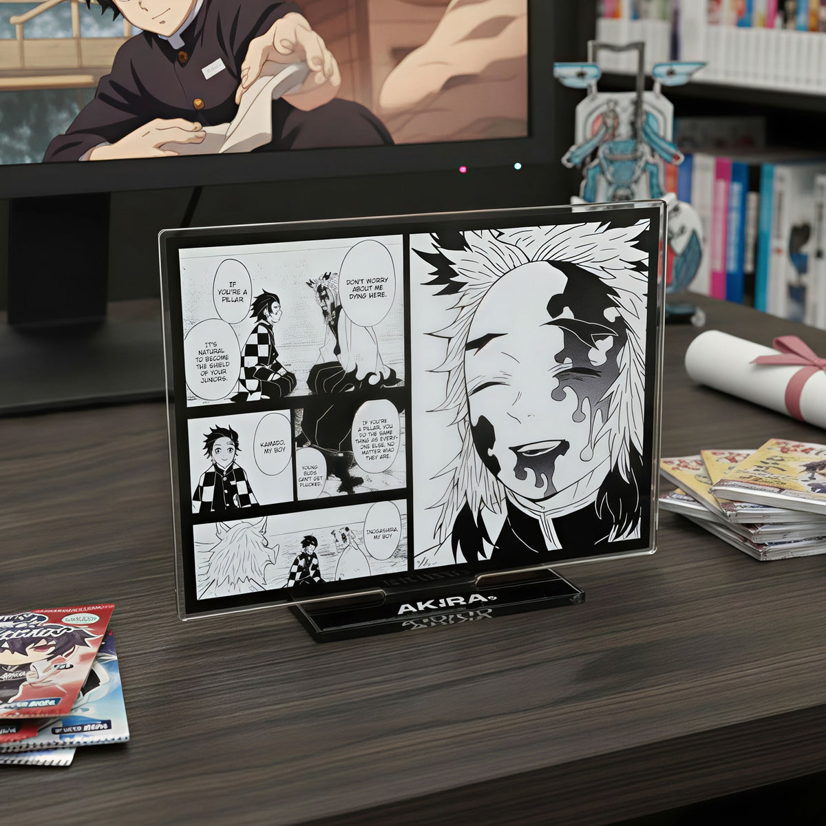 Rengoku Acrylic Stand from Kimetsu No Yaiba Anime