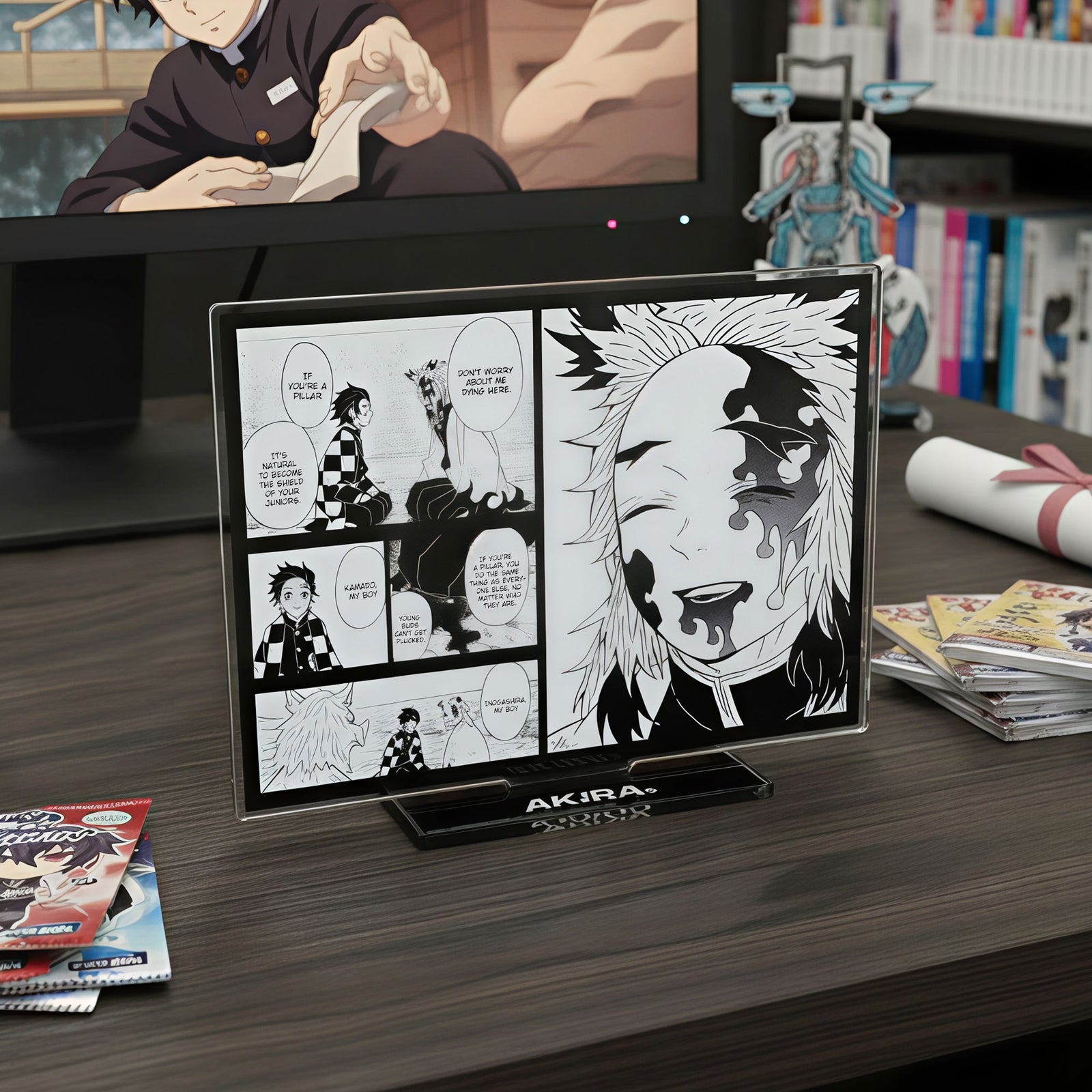 Rengoku Acrylic Stand from Kimetsu No Yaiba Anime