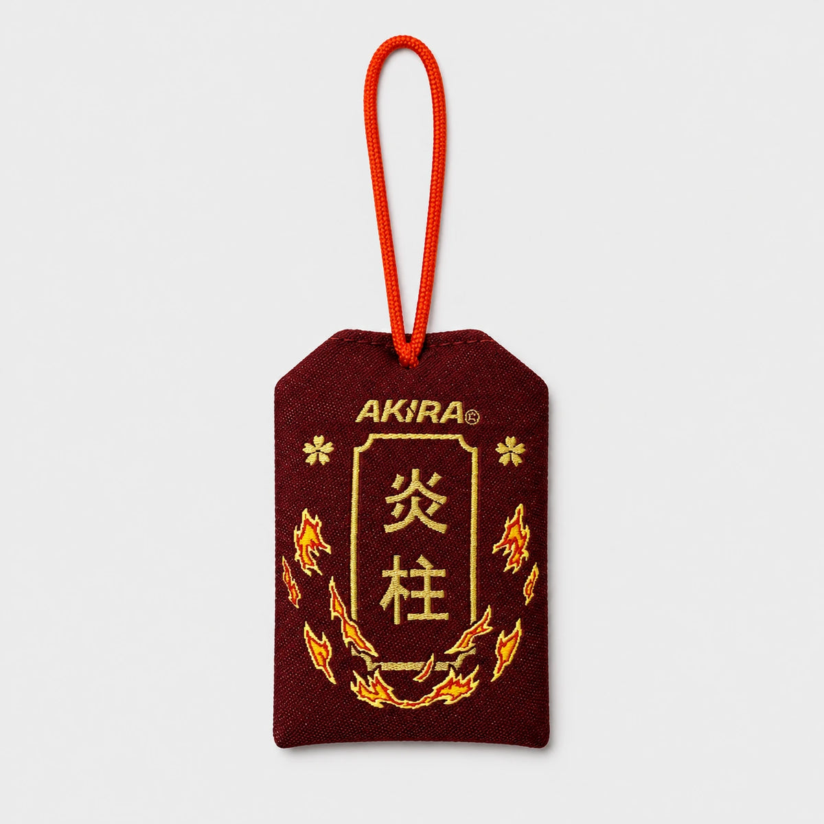Rengoku Lucky Charm from Demon Slayer inspired on traditional japanese Omamori