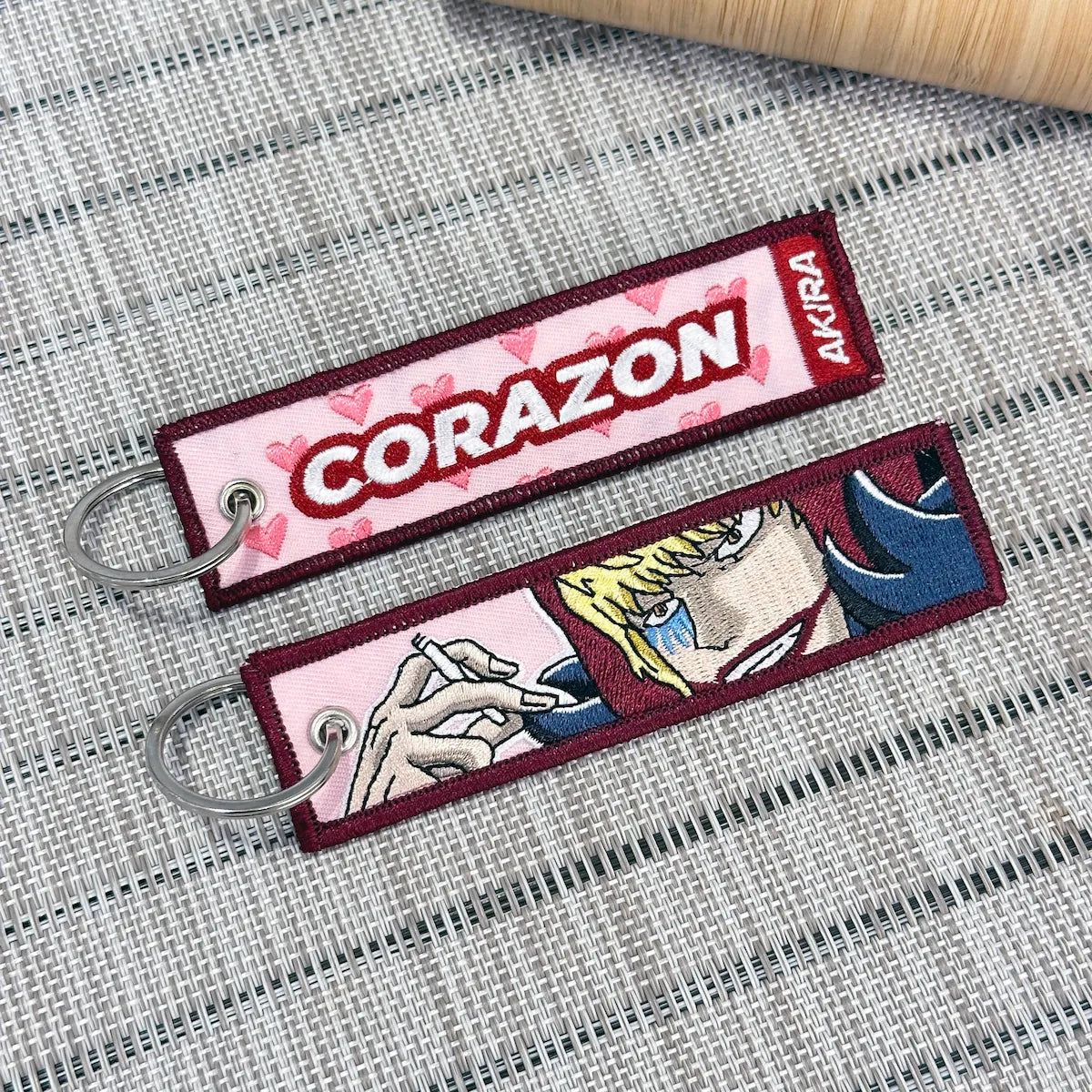 Rosinante Corazon Embroidered Keychain from One Piece - Akira Gallery