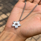 Sakura Blossom Stainless Steel Necklace inspired in Japan