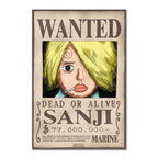 Wanted Sanji Sticker