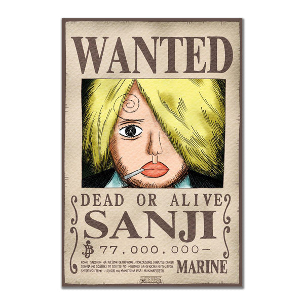 Wanted Sanji Sticker