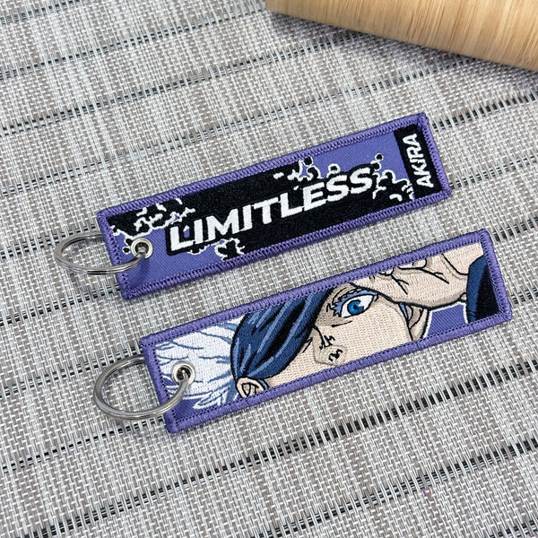 Satoru Gojo embroidered anime keychain inspired by Jujutsu Kaisen – Akira Gallery

