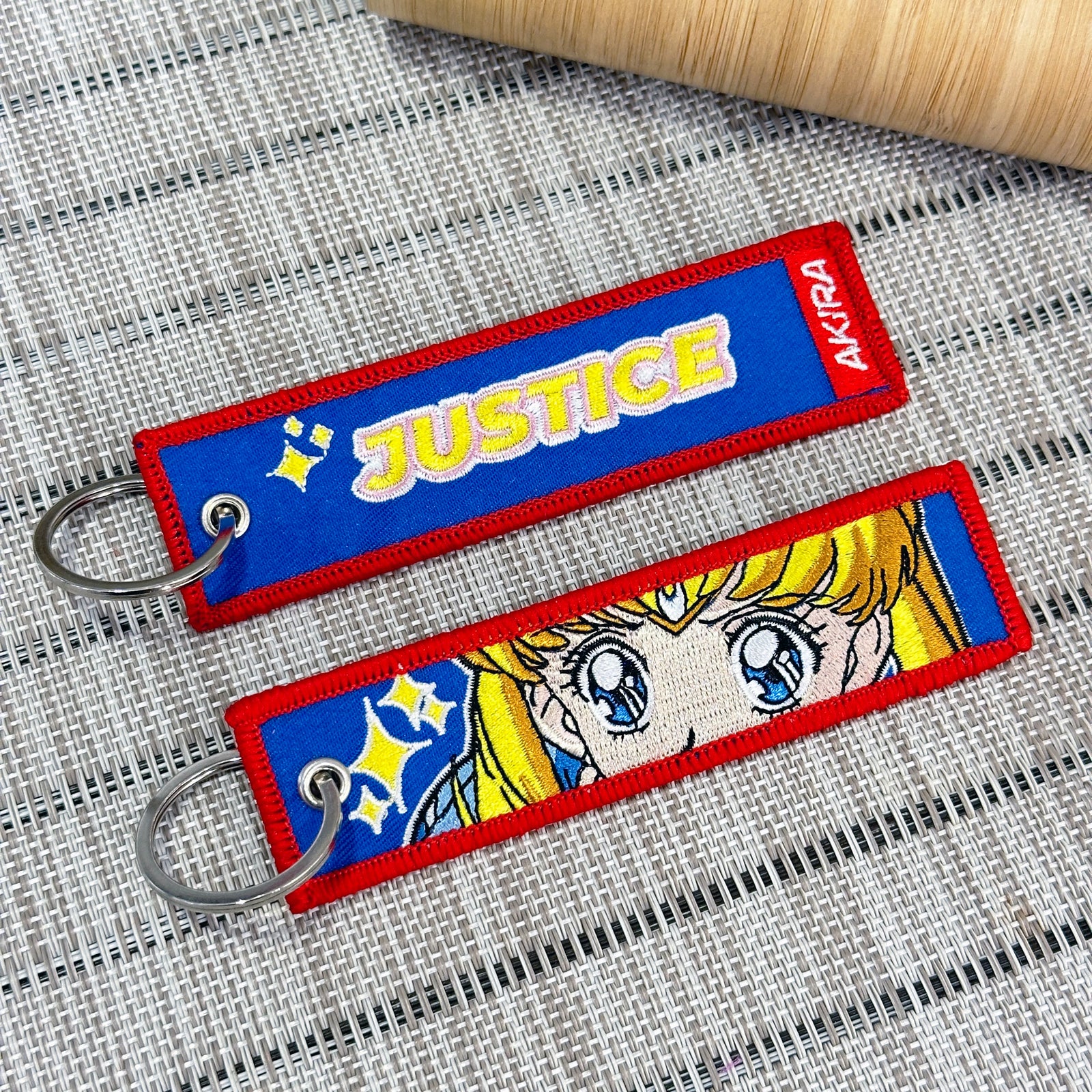 Serena Usagi Tsukino embroidered anime keychain inspired by Sailor Moon – Akira Gallery

