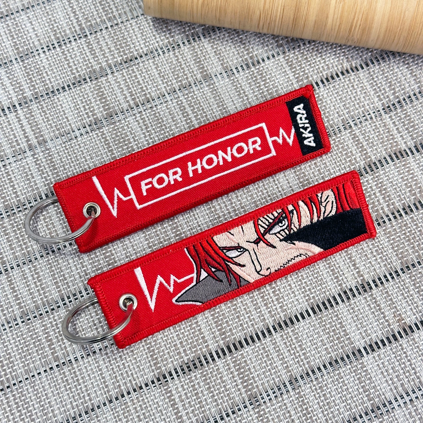 Shanks embroidered anime keychain inspired by One Piece – Akira Gallery
