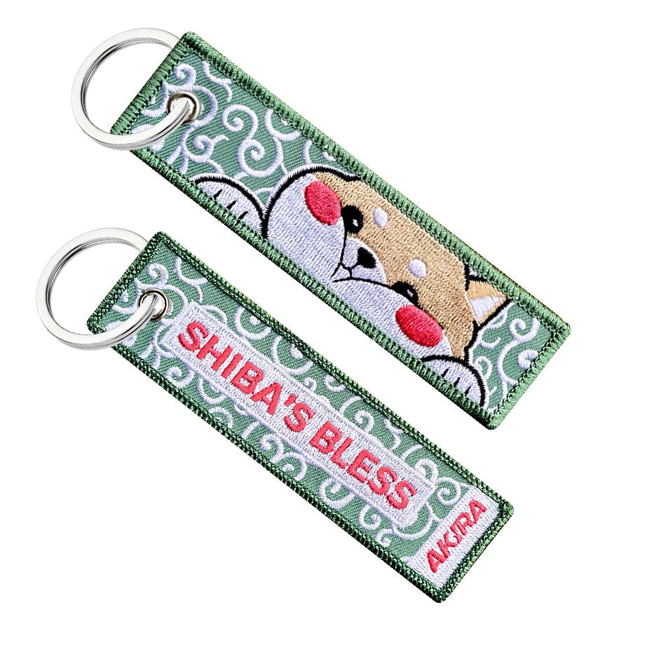 shiba inu dog cute kawaii japan japanese key keychain keytag jet tag