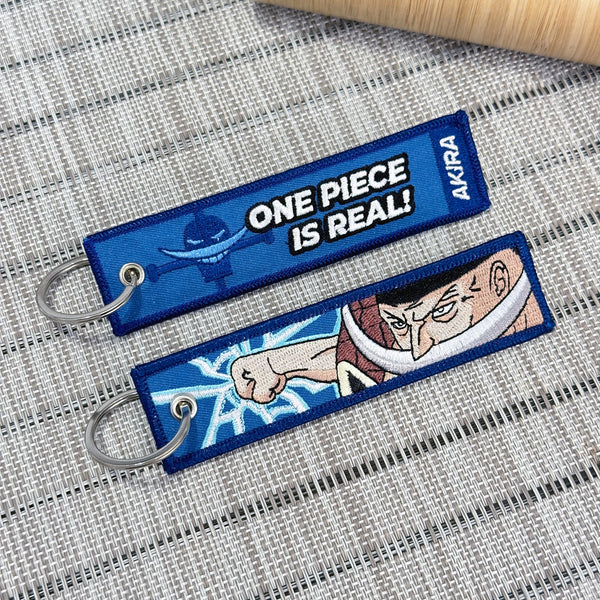 Shirohige embroidered anime keychain inspired by One Piece – Akira Gallery

