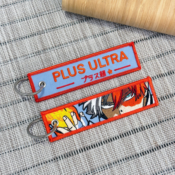 Shoto Todoroki embroidered anime keychain inspired by My Hero Academia – Akira Gallery
