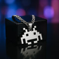 Space Invaders Necklace