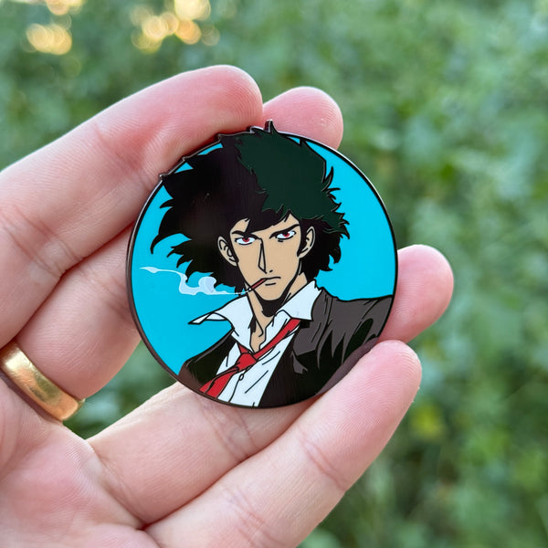 Spike Spiegel Enamel Pin from Cowboy Bebop Anime