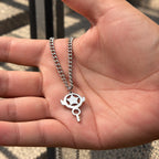 Star Key Stainless Steel Pendant with Chain from Sakura Cardcaptor Anime