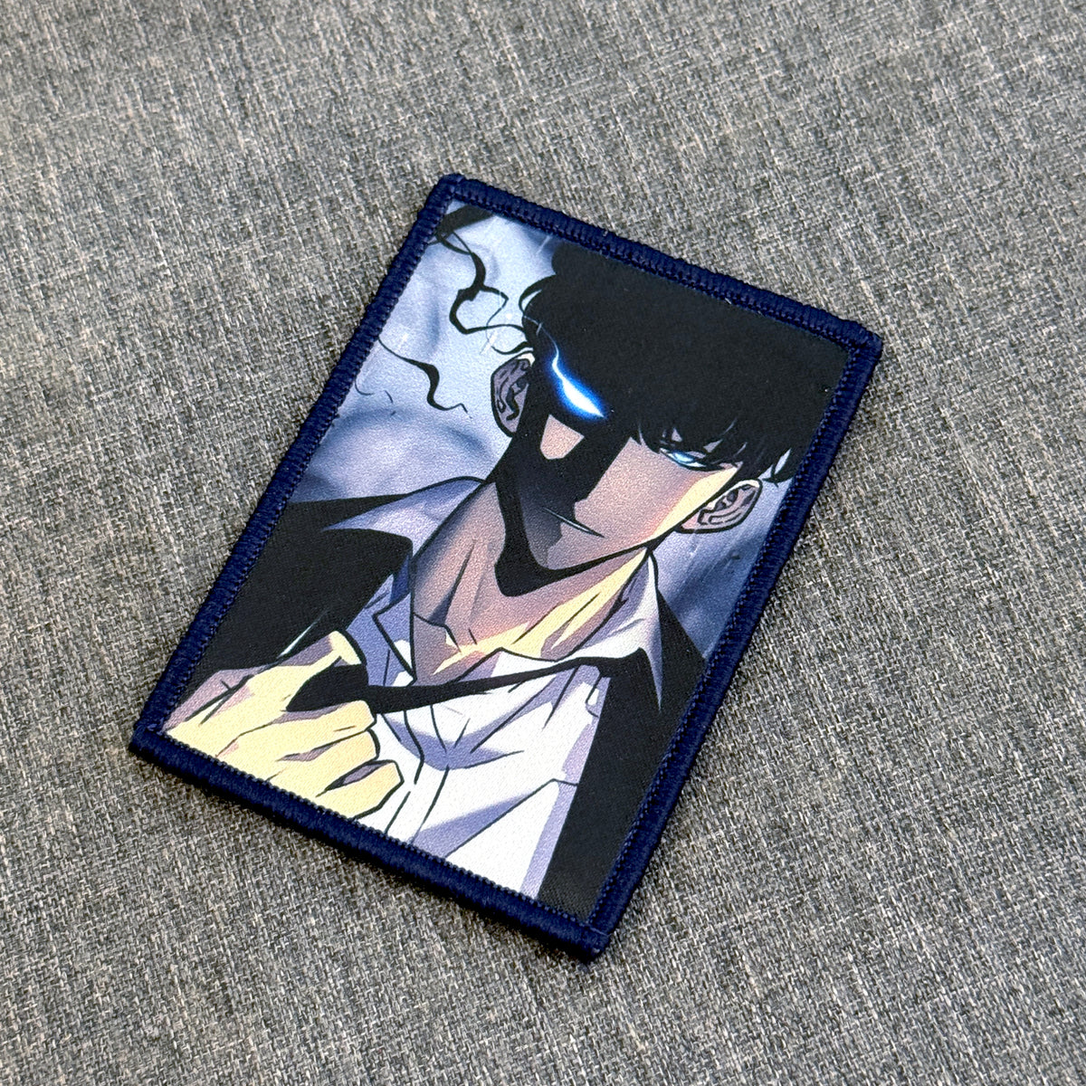 Sung Jinwoo Velcro Patch Sublimated from Solo Leveling Anime