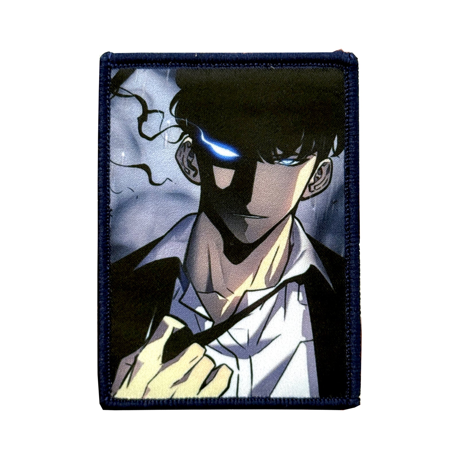 Sung Jinwoo sublimated anime patch inspired by Solo Leveling with velcro backing – Akira Gallery
