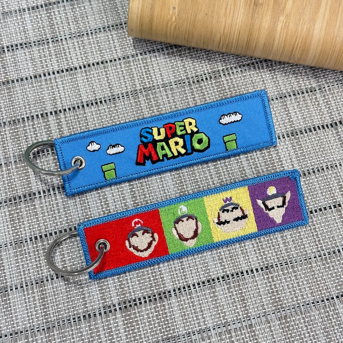 Super Mario embroidered keychain inspired by the animated series – Akira Gallery
