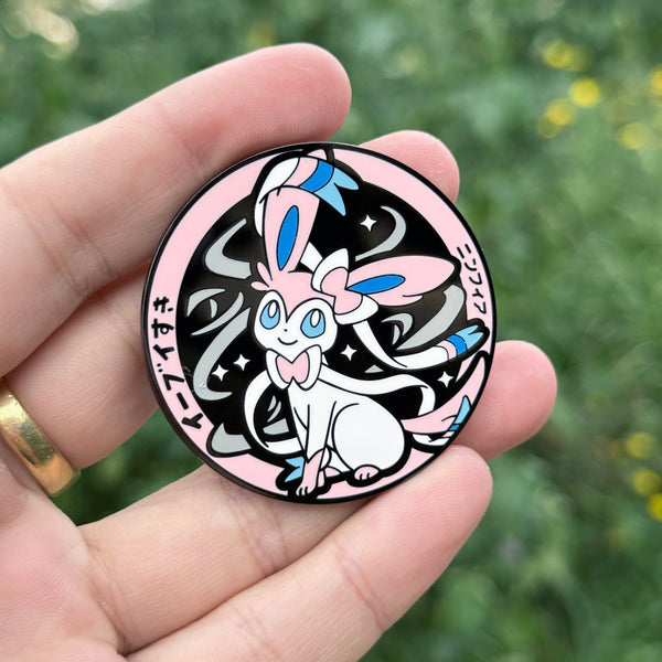 Sylveon Enamel Pin from Pokemon Anime Series