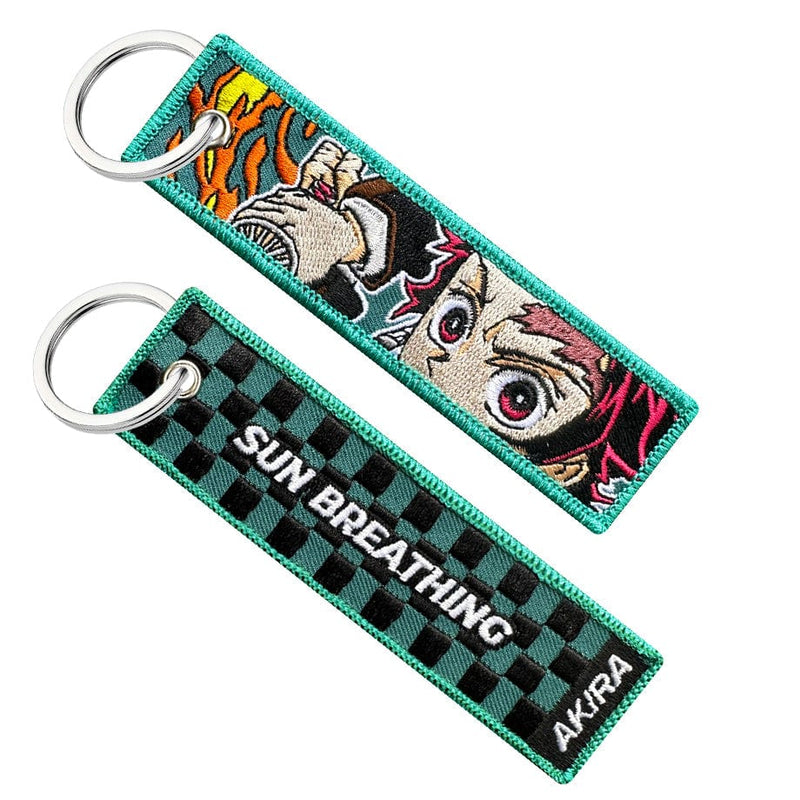 tanjiro kamado keytag keychain jet tag key anime manga demon slayer kimetsu no yaiba