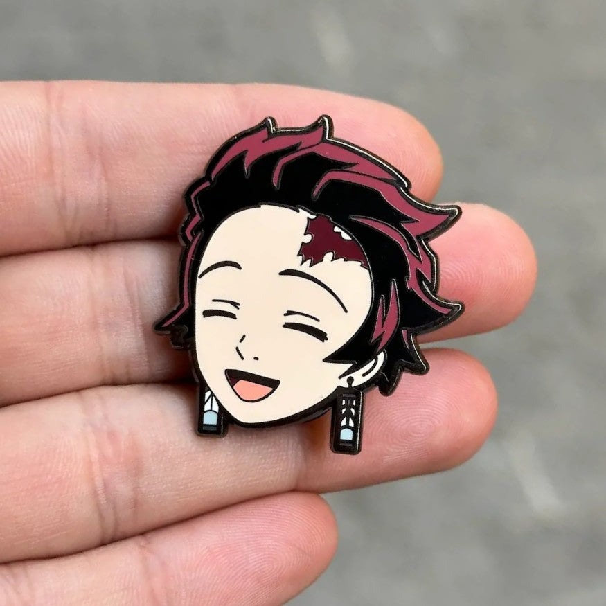 Tanjiro Kamado Enamel Pin from Anime Kimetsu No Yaiba