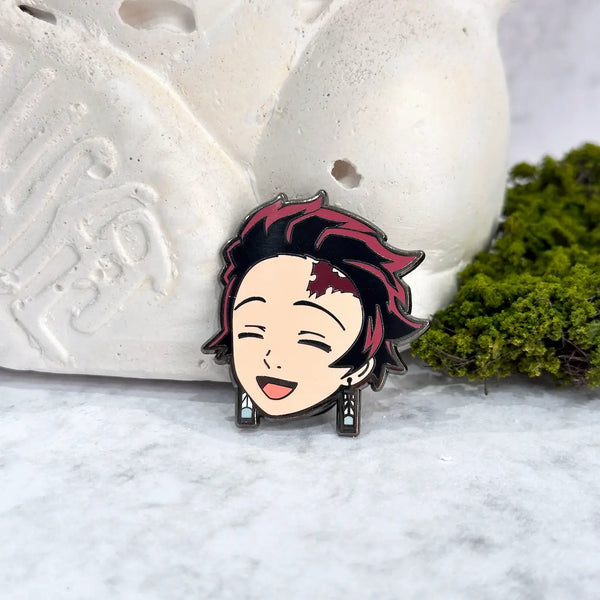 Tanjiro Kamado Enamel Pin from Demon Slayer