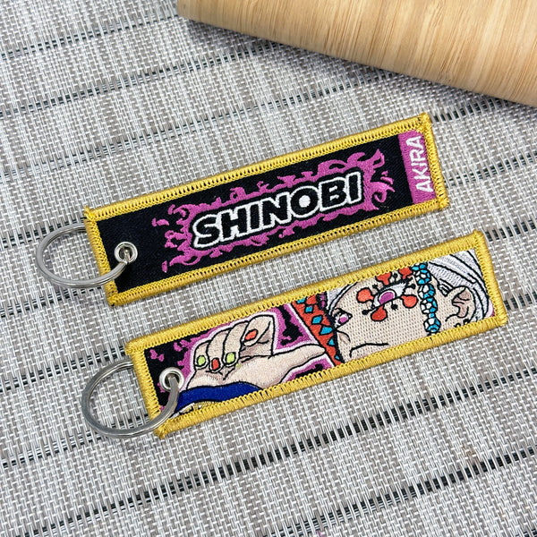 Tengen Uzui embroidered anime keytag inspired by Demon Slayer – Akira Gallery
