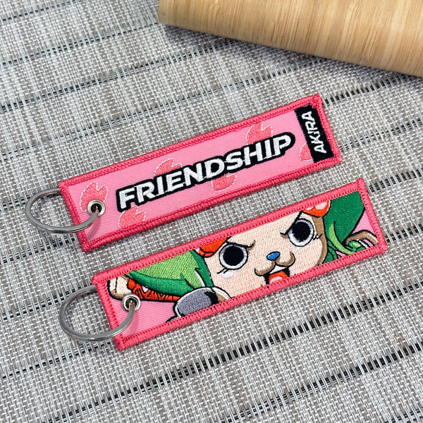 Tony Tony Chopper embroidered anime keychain inspired by One Piece – Akira Gallery
