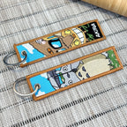 Totoro & Catbus Embroidered Anime Keychain from Ghibli My Neighbor Totoro - Akira Gallery