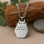 Totoro necklace inspired by iconic anime character
