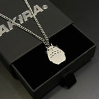 Minimalist Totoro pendant necklace form studio ghibli
