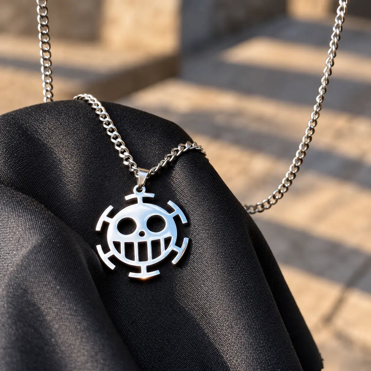 Trafalgar Law Sign Stainless Steel Necklace from anime One Piece