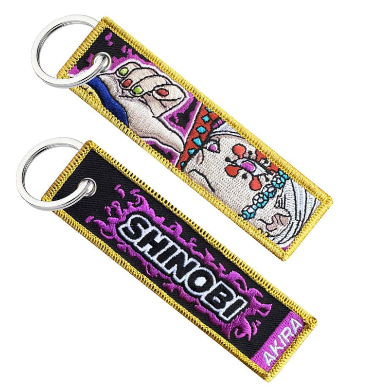 tengen uzui anime manga demon slayer kimetsu no yaiba keytag keychain jet tag key