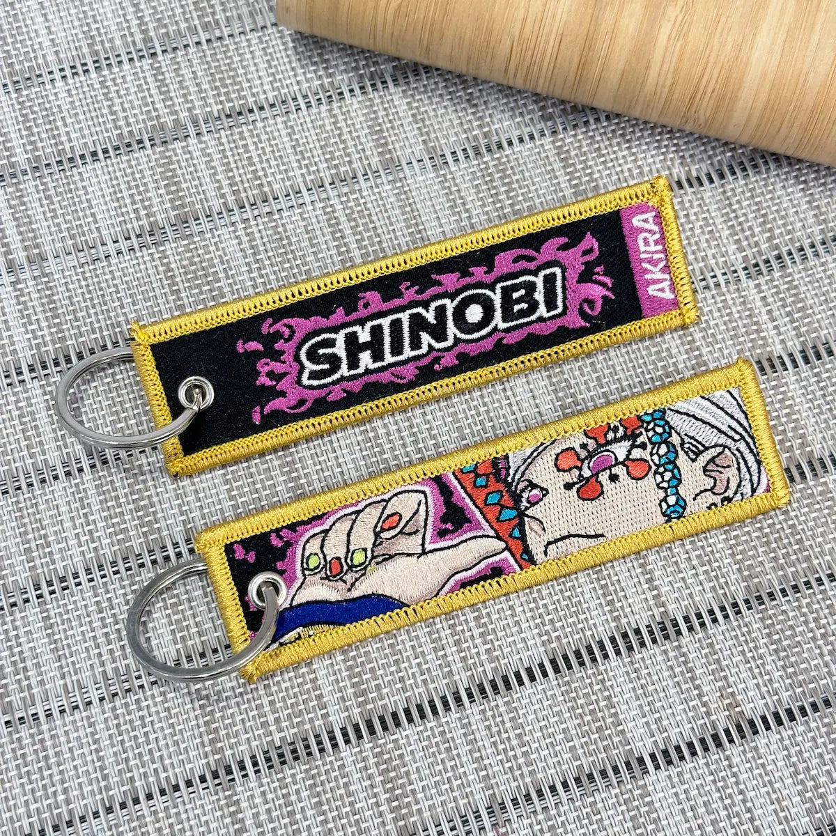 Uzui Embroidered Keychain from Anime Demon Slayer