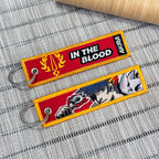 Zagreus Embroidered Keychain from Hades - Akira Gallery