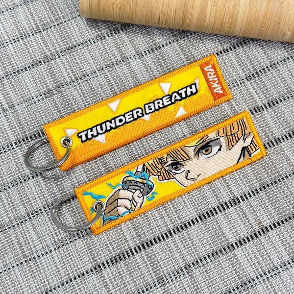 Zenitsu Agatsuma Keychain from Anime Demon Slayer