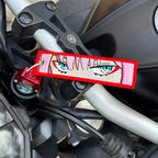 Front view of Zero Two embroidered keychain – anime keychain – Akira Gallery
