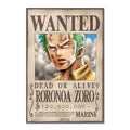 Wanted Zoro Sticker