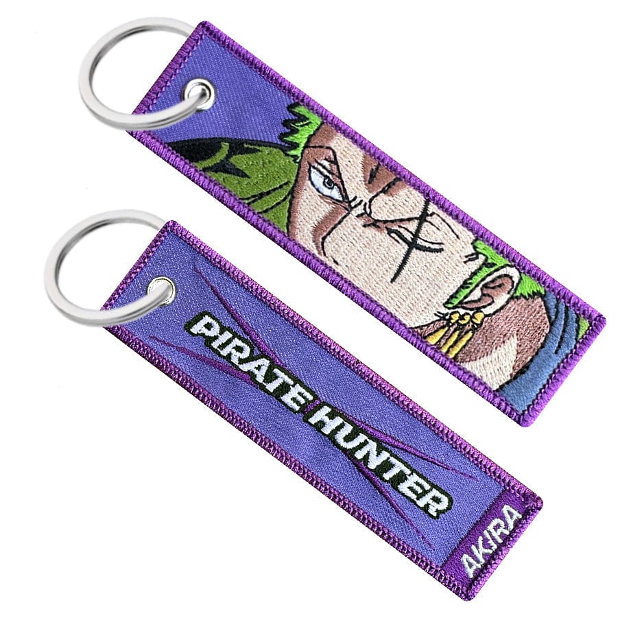 roronoa zoro one piece anime manga keytag keychain jet tag key