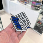 Attack On Titan embroidered patch showing textured stitching – anime patch – Akira Gallery
