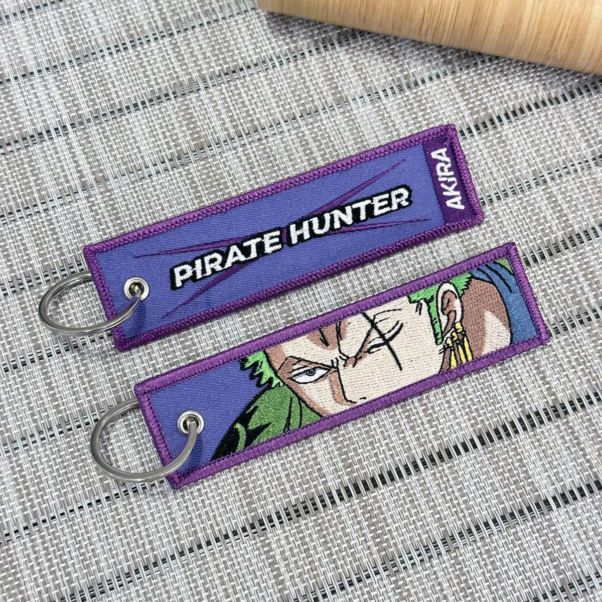 Roronoa Zoro Embroidered Keychain from One Piece