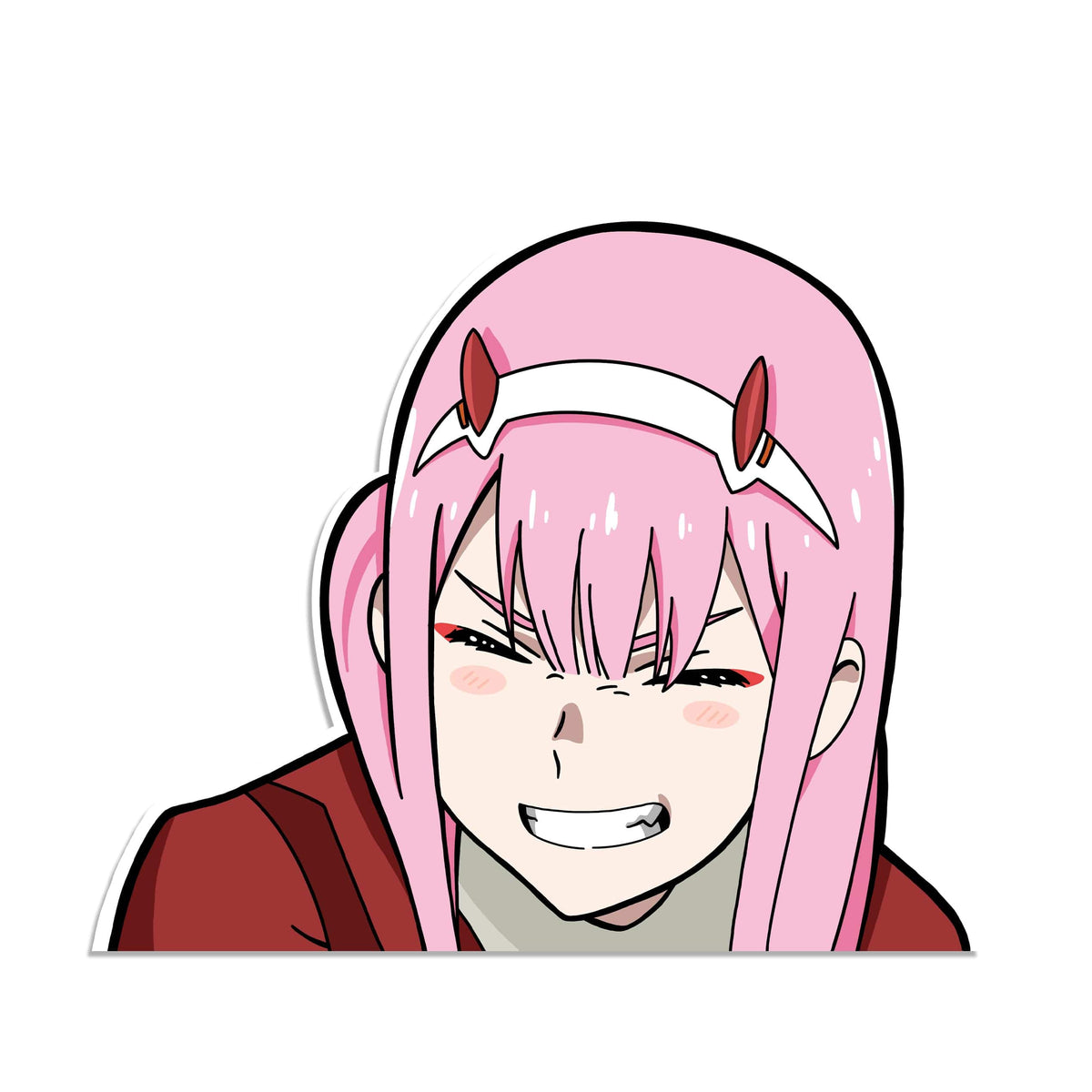 02 Vinyl Sticker from anime Darling in the Franxx