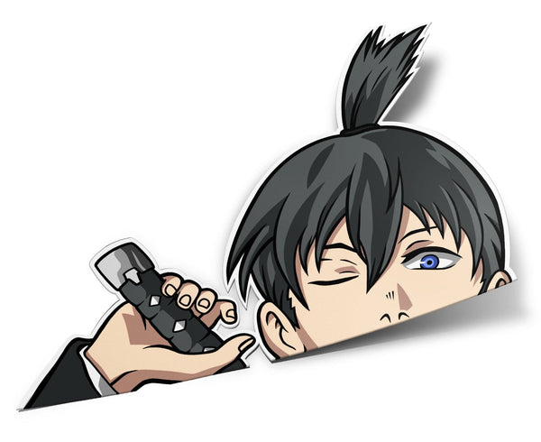 aki hayakawa chainsaw man pochita denji anime manga sticker car decal kon