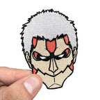 Armored Titan embroidered anime patch inspired by Attack on Titan with iron on backing – Akira Gallery
