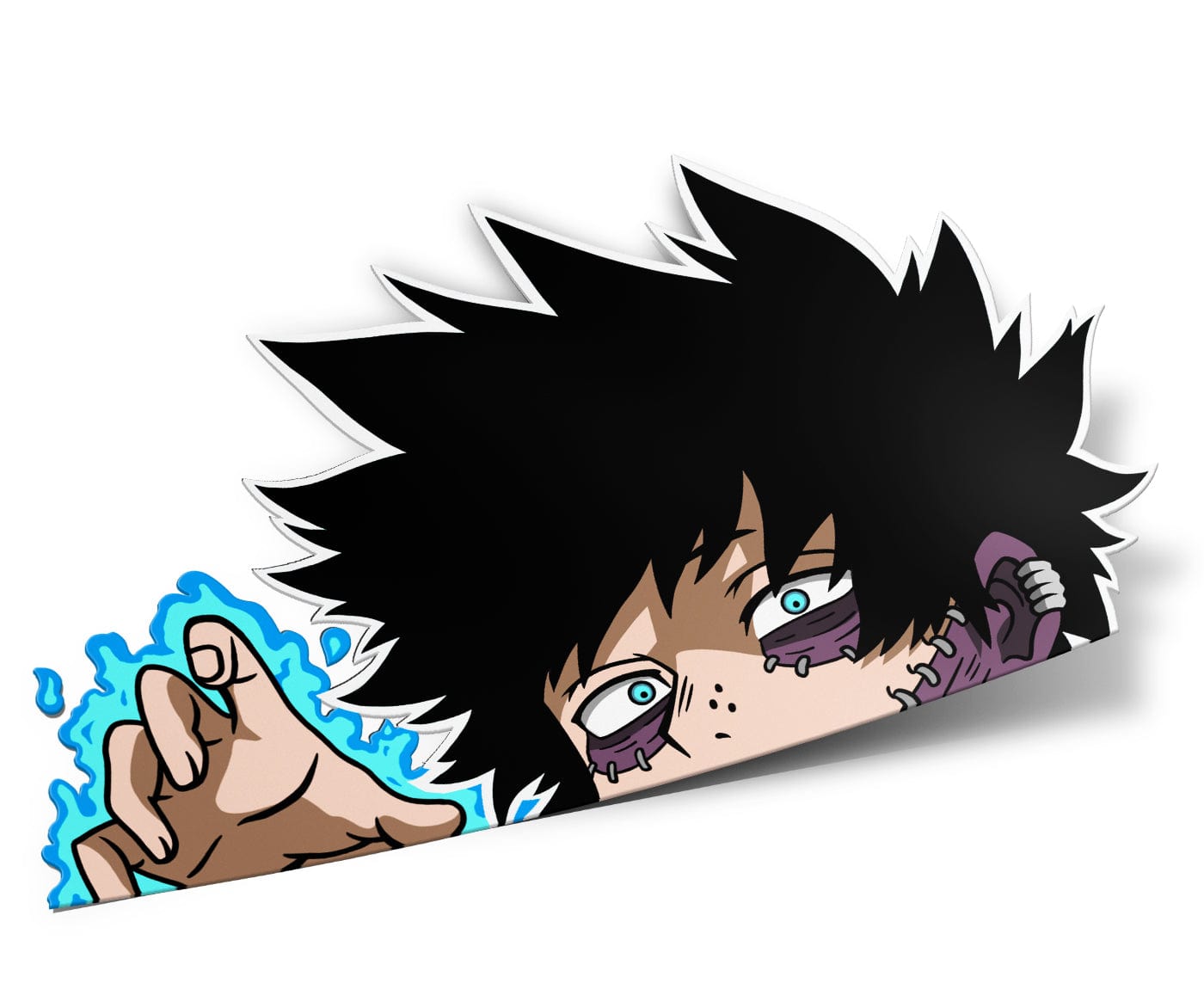 dabi todoroki my hero academia boku no hero car decal sticker anime manga